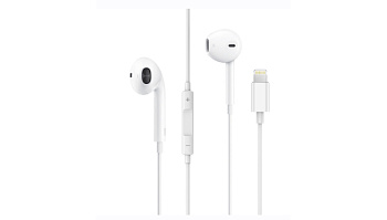Наушники Deppa Stereo Air Lightning белый 44214
