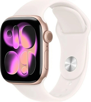 Смарт-часы Apple Watch Series 11 42mm (M/L) GPS/AI (MEU44) Розовые