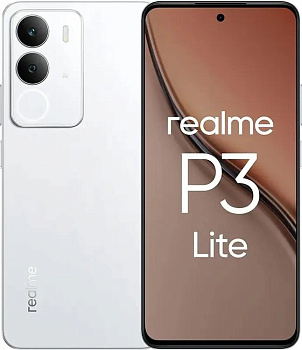 Мобильный телефон Realme P3 Lite 4/128GB белый