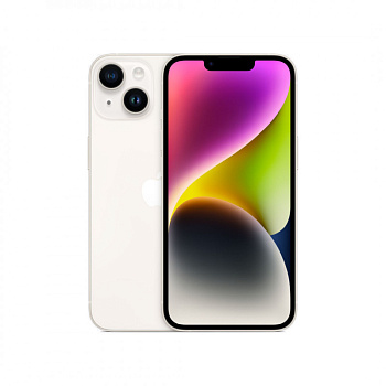 Мобильный телефон  Apple iPhone 14 256GB сияющая звезда (Starlight)