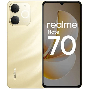 Мобильный телефон Realme Note 70 6/128GB золотой