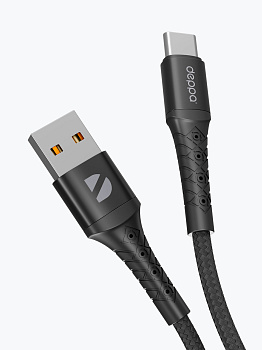 Кабель Deppa Armor USB-USB-C 72516