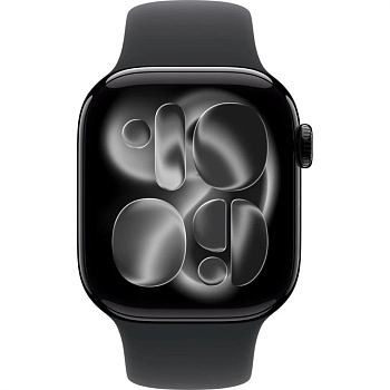 Смарт-часы Apple Watch Series 11 42mm (M/L) GPS (MEQU4) Черный глянец