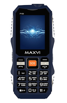 Мобильный телефон Maxvi P100 синий