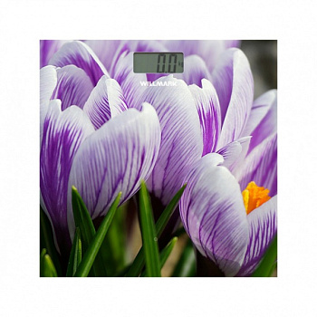 Весы напольные WILLMARK WBS-1811D Крокусы