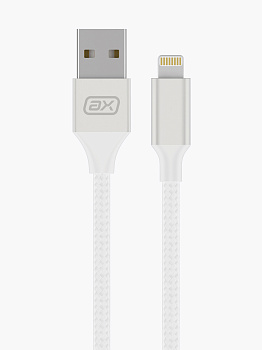 Кабель Axxa USB - Lightning белый 7263