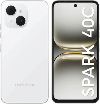 Мобильный телефон Tecno Spark 40C 8/256GB белый
