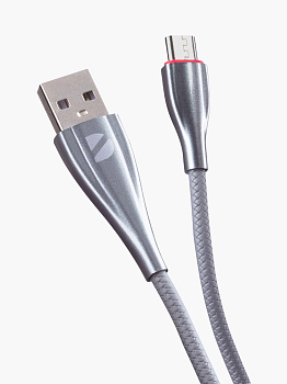 Кабель Deppa Ceramic USB-TypeC серый 72289