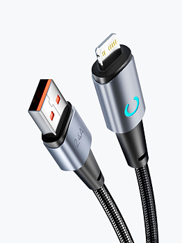 Кабель Deppa Moon USB-Lightning серый 72523