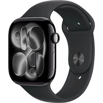 Смарт-часы Apple Watch Series 11 46mm (M/L) GPS (MEUX4) Черный глянец