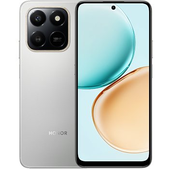 Мобильный телефон Honor X7d 8/256GB серый (Meteor Silver)