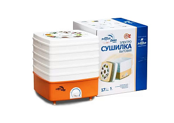 Сушилка для овощей и фруктов Ротор Дива Люкс СШ-010 5 поддонов ц/у