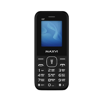 Мобильный телефон Maxvi C27 черный