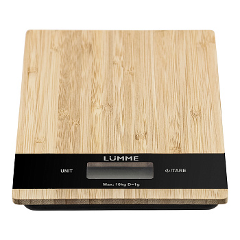 Весы кухонные LUMME LU-1346 бамбук
