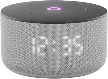 Умная колонка Яндекс Станция МИНИ 3 серая (с часами) YNDX-00027GRY